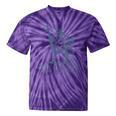 Stay Trashy Raccoon Tie-Dye T-Shirt - Feminine Halloween Fun Purple Tie-Dye Stay Trashy Raccoon Tie-Dye T-Shirt - Feminine Halloween Fun Purple Tie-Dye