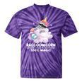 Tie-Dye Raccoonicorn T-Shirt | Trash Panda Unicorn Design Purple Tie-Dye