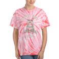 Cute Sarcastic Raccoon Tie-Dye T-Shirt - Playful Unisex Small Coral Tie-Dye