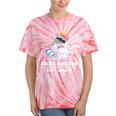 Tie-Dye Raccoonicorn T-Shirt | Trash Panda Unicorn Design Coral Tie-Dye