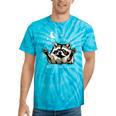 Funny Racoon Tie-Dye T-Shirt - Quirky Quote on Waste Management Turquoise Tie-Dye Funny Racoon Tie-Dye T-Shirt - Quirky Quote on Waste Management Turquoise Tie-Dye