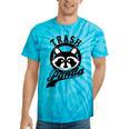 Raccoon Meme Tie-Dye T-Shirt - Cute Trash Panda Theme, Unisex Tee Turquoise Tie-Dye