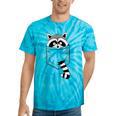 Raccoon Tie-Dye T-Shirt | Casual, Cartoon Animal | Classic Fit Turquoise Tie-Dye Raccoon Tie-Dye T-Shirt | Casual, Cartoon Animal | Classic Fit Turquoise Tie-Dye