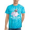 Tie-Dye Raccoonicorn T-Shirt | Trash Panda Unicorn Design Turquoise Tie-Dye