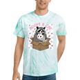 Adopt a Cat Team | Tie-Dye T-Shirt | Raccoon & Opossum Design Mint Tie-Dye