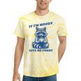 Moody Raccoon Tie-Dye Unisex T-Shirt | Fun Trash Panda Meme Yellow Tie-Dye Moody Raccoon Tie-Dye Unisex T-Shirt | Fun Trash Panda Meme Yellow Tie-Dye
