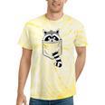 Raccoon Tie-Dye T-Shirt | Casual, Cartoon Animal | Classic Fit Yellow Tie-Dye Raccoon Tie-Dye T-Shirt | Casual, Cartoon Animal | Classic Fit Yellow Tie-Dye