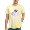 Tie-Dye Raccoonicorn T-Shirt | Trash Panda Unicorn Design Yellow Tie-Dye