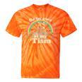 Autism Awareness Tie-Dye T-Shirt | Fun Raccoon Meme Design Orange Tie-Dye Autism Awareness Tie-Dye T-Shirt | Fun Raccoon Meme Design Orange Tie-Dye