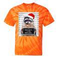 Dear Santa Raccoon Tie-Dye T-Shirt - Festive Christmas Fun Orange Tie-Dye