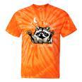 Funny Racoon Tie-Dye T-Shirt - Quirky Quote on Waste Management Orange Tie-Dye Funny Racoon Tie-Dye T-Shirt - Quirky Quote on Waste Management Orange Tie-Dye