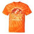 Get In Loser Tie-Dye T-Shirt | Raccoon Opossum Theme | Unisex Fun Wear Orange Tie-Dye Get In Loser Tie-Dye T-Shirt | Raccoon Opossum Theme | Unisex Fun Wear Orange Tie-Dye