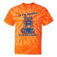 Moody Raccoon Tie-Dye Unisex T-Shirt | Fun Trash Panda Meme Orange Tie-Dye Moody Raccoon Tie-Dye Unisex T-Shirt | Fun Trash Panda Meme Orange Tie-Dye