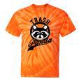 Raccoon Meme Tie-Dye T-Shirt - Cute Trash Panda Theme, Unisex Tee Orange Tie-Dye