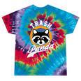 Raccoon Tie-Dye T-Shirt | Cute Trash Panda Design | Cartoon Style Festival Tie-Dye