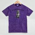 Raccoon Cowboy Unisex T-Shirt - Mineral Wash - Fun Western Theme Mineral Purple