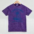 Raccoon Meme Cowboy Unisex T-Shirt - Humorous Mineral Wash Design Mineral Purple Raccoon Meme Cowboy Unisex T-Shirt - Humorous Mineral Wash Design Mineral Purple