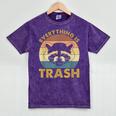 Vintage Raccoon Lovers Mineral Wash T-Shirt | Everything Is Trash Mineral Purple