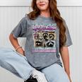 Raccoon Meme Unisex T-Shirt - Humorous Mineral Wash Tee Mineral Gray Raccoon Meme Unisex T-Shirt - Humorous Mineral Wash Tee Mineral Gray