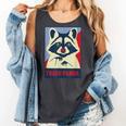 Trash Panda Raccoon Comfort Colors Tank Top - Animal Lover Gift Pepper