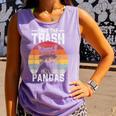 Vintage Raccoon Tank Top | Save The Trash Pandas | Retro Style Violet
