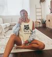 A Little Feral Raccoon Moon Tank Top - Comfort & Style Butter A Little Feral Raccoon Moon Tank Top - Comfort & Style Butter