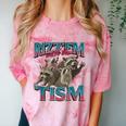 Autistic Raccoon Meme Comfort T-Shirt | Quirky Fun Apparel Clay