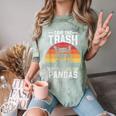 Raccoon Comfort Color Blast Retro T-Shirt - Vintage Style Fern Raccoon Comfort Color Blast Retro T-Shirt - Vintage Style Fern