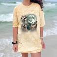 Raccoon Moon Howling Shirt - Comfort Color Blast T-Shirt Citrine