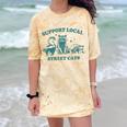 Support Local Wildlife Unisex T-Shirt - Vintage Raccoon & Skunk Design Citrine Support Local Wildlife Unisex T-Shirt - Vintage Raccoon & Skunk Design Citrine