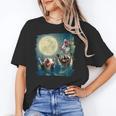 Howling Moon Animals Unisex T-Shirt – Opossum Raccoon Rat Design