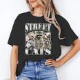 Street Cats & Raccoon Unisex T-Shirt - Vintage Rap Style