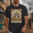Raccoon Tarot Card Tee - Cottagecore Vintage Unisex T-Shirt