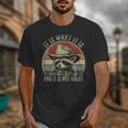 Raccoon Trash Panda Unisex T-Shirt - Whimsical Statement Raccoon Trash Panda Unisex T-Shirt - Whimsical Statement