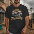 Stay Trashy Meme Unisex T-Shirt - Fun Opossum & Raccoon Design Stay Trashy Meme Unisex T-Shirt - Fun Opossum & Raccoon Design