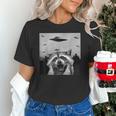 Alien UFO Raccoon Unisex T-Shirt - Fun Gift for All Ages