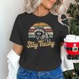Stay Trashy Meme Unisex T-Shirt - Fun Opossum & Raccoon Design Stay Trashy Meme Unisex T-Shirt - Fun Opossum & Raccoon Design