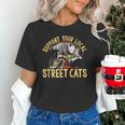 Support Local Wildlife - Raccoon Skunk Street Cats Unisex T-Shirt Support Local Wildlife - Raccoon Skunk Street Cats Unisex T-Shirt