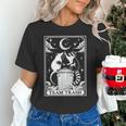 Tarot Card Vintage Crescent Moon Raccoon Unisex T-Shirt Tarot Card Vintage Crescent Moon Raccoon Unisex T-Shirt