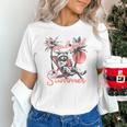 Feral Girl Summer Unisex T-Shirt - Wild Raccoon & Vacation Vibes