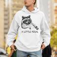 Raccoon Hoodie - Moonlit Trash Panda Design for Animal Lovers Raccoon Hoodie - Moonlit Trash Panda Design for Animal Lovers