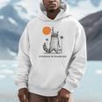 Raccoon Trash Panda Unisex Hoodie – Retro 90s Sunset Style Raccoon Trash Panda Unisex Hoodie – Retro 90s Sunset Style