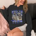 Raccoon Rizz Autistic Meme Unisex Hoodie - Fun & Unique Design