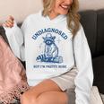 Cowboy Raccoon Meme Unisex Hoodie—Playful Statement Piece Cowboy Raccoon Meme Unisex Hoodie—Playful Statement Piece