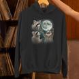Raccoon Howling Moon Hoodie - Unique & Quirky Unisex Design Raccoon Howling Moon Hoodie - Unique & Quirky Unisex Design