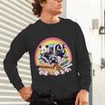 Vintage Adopt a Street Cat Unisex Long Sleeve Tee - Quirky Wildlife Design