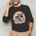 Vintage Adopt a Street Cat Unisex Long Sleeve Tee - Quirky Wildlife Design