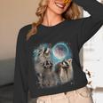 Raccoon Moon Long Sleeve T-Shirt - Unisex Design for All Ages Raccoon Moon Long Sleeve T-Shirt - Unisex Design for All Ages