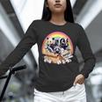 Vintage Adopt a Street Cat Unisex Long Sleeve Tee - Quirky Wildlife Design