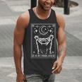 In My Feral Era Men’s Raccoon Tank Top - Moon Trash Panda Theme